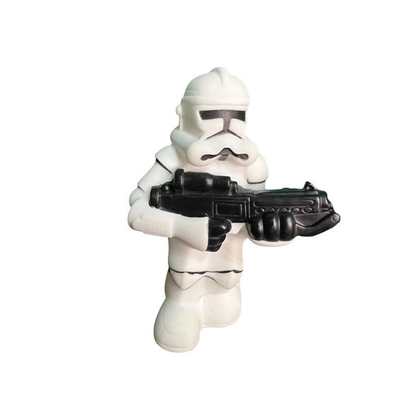 2008 Star Wars Vinyl Squeeze Bath Toys Disney Lucas Films Lot Of 6. - Picture 7 of 7